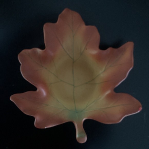 PartyLite Whispering Leaves Candle Holders Fall Autumn 6 Pieces Bisque oak maple - Picture 10 of 16